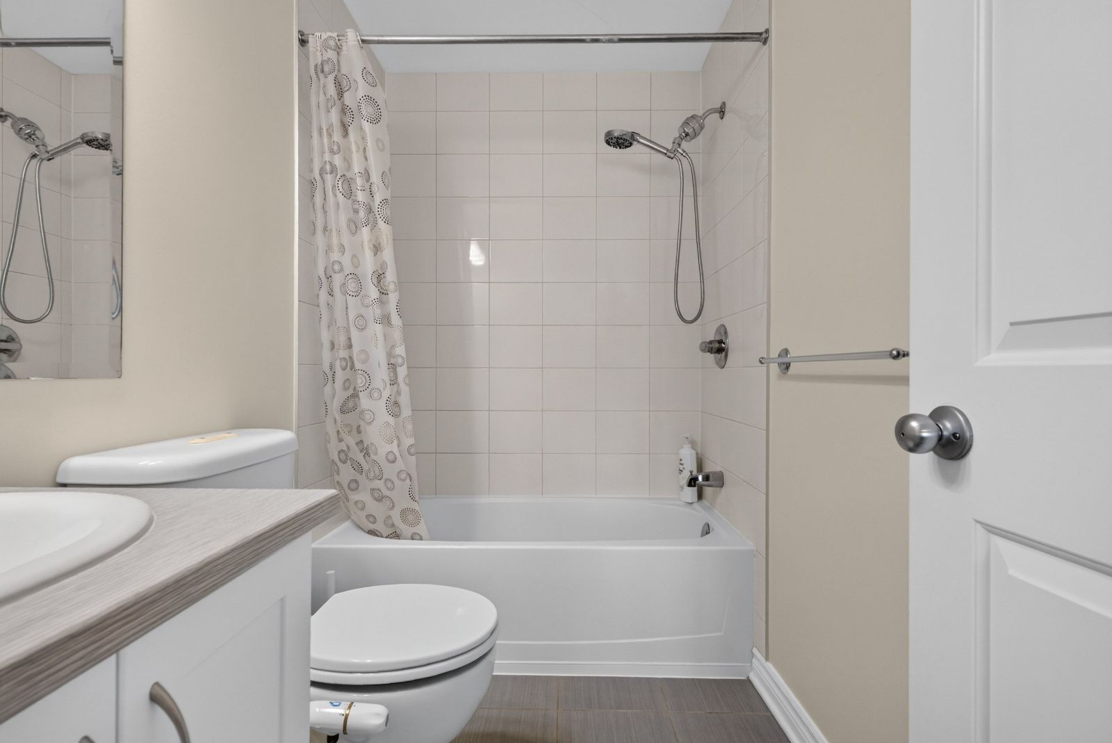 Ensuite with soaker tub and shower